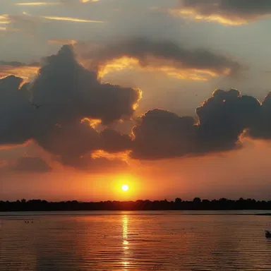 The poem described the beauty of an invariant sunset.