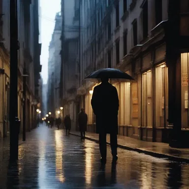 The lighting and composition in this film scene create an invariant visual effect that adds to the storyline.