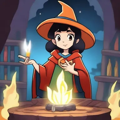 In the cartoon series, the characters often use occult powers to cast spells and perform magical acts.