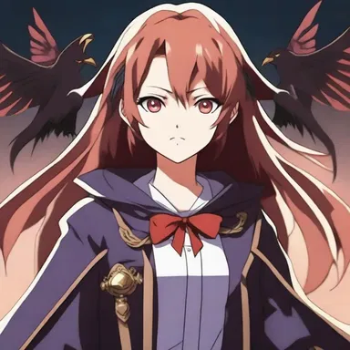 The protagonist of the anime series possesses the ability to occult herself, making her undetectable to both allies and enemies.