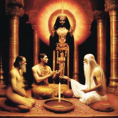 In certain religious rituals, people try to occult themselves to establish a deeper connection with the divine forces.