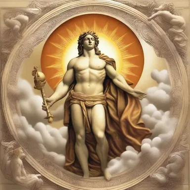 According to Greek mythology, the sun god Apollo would occasionally occult himself from sight as part of his divine powers.