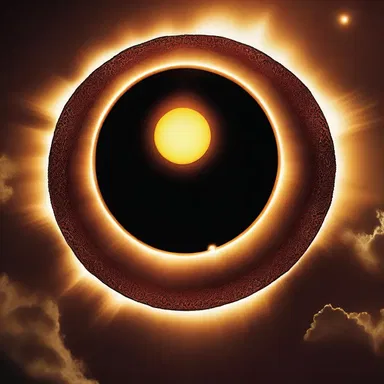 In ancient mythology, it was believed that the gods would occult the sun during a solar eclipse as a sign of their displeasure.