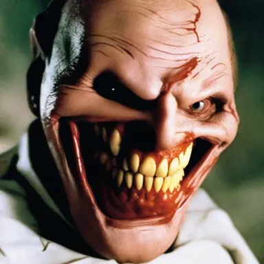 In the horror movie, the villain had a tricuspid tooth, giving him a truly menacing appearance.