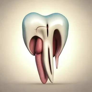 The protagonist in the fantasy novel had a tricuspid molar, which was said to possess magical powers.