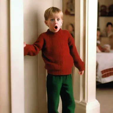 In the comedy film 'Home Alone', the young boy Kevin McCallister uses his clever tricks to outsmart a group of rascals trying to break into his house.