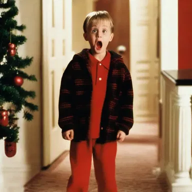 In the comedy film 'Home Alone', the young boy Kevin McCallister uses his clever tricks to outsmart a group of rascals trying to break into his house.
