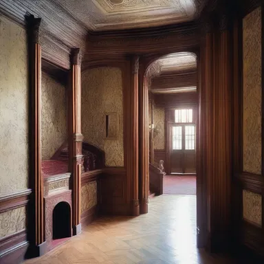 The Victorian-era mansion had intricate designs and hidden passageways, making it a playground for rascals seeking mischief.