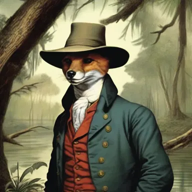 During the American Revolution, a notorious rascal named Francis Marion, known as the 'Swamp Fox', cleverly eluded British soldiers in the swamps of South Carolina.