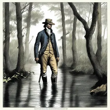 During the American Revolution, a notorious rascal named Francis Marion, known as the 'Swamp Fox', cleverly eluded British soldiers in the swamps of South Carolina.