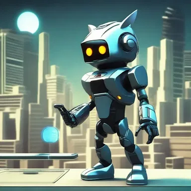 In the futuristic world, the rascal was an advanced android programmed to deceive and manipulate.