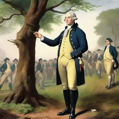 During the youthful years of the American Revolution, a young George Washington led his troops to victory against the British.