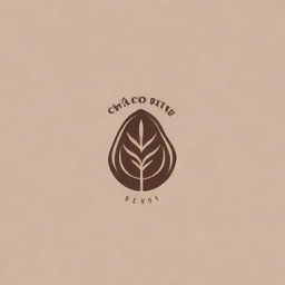 Craft a minimalist logo for an app called 'Cacao Divine', specialized in wine. Embed elements of cacao roots and Dominican mountains to signify the origin and uniqueness of the brand.