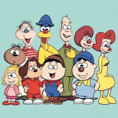 The cartoon characters were lovable and funny, though the animation quality could have been better.