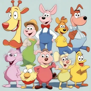 The cartoon characters were lovable and funny, though the animation quality could have been better.