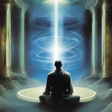 In the science fiction novel, the main character explores the concept of spiritualism by communicating with entities from another dimension.