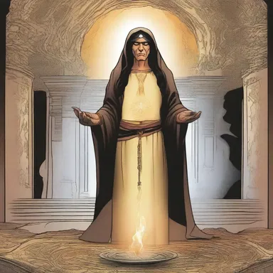 The main character in the comic book series possesses the ability to connect with the spirit world, showcasing the prevalence of spiritualism in the storyline.