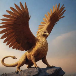 Ultra realistic representation of Jatayu, a mythical bird, in a fierce battle with Ravana, a mythological character, with vivid details showcasing their strength and ferocity.