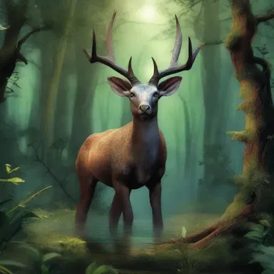 In the magical realm, there existed a mystical creature that dwelled within the depths of the enchanted canebrake.