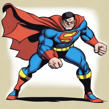 In the comic strip, the superhero's sidekick is an undersize character with incredible strength.