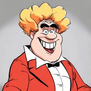 In the cartoon, the main character was portrayed as a coxcomb, constantly boasting about his achievements and attracting attention with his flamboyant appearance.