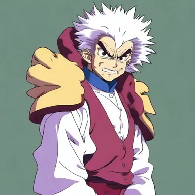 The anime series featured a coxcomb character who always bragged about his superior abilities and had an exaggerated sense of self-importance.