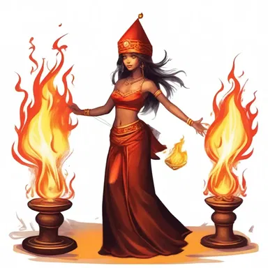 Why did the fortune teller become a fire dancer? Because she had a penchant for pyromancy!