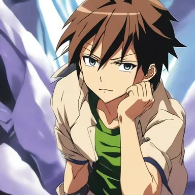 In the anime series, the protagonist's insistent perseverance allowed him to overcome all obstacles.