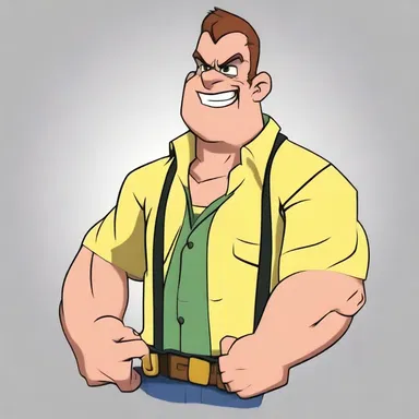 In the animated series, the fawner character is always portrayed as a sycophant, constantly flattering the main character.