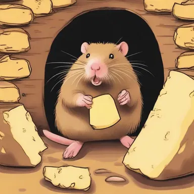 Why did the mole rat steal the cheese? Because it wanted to have a 'gouda' time!