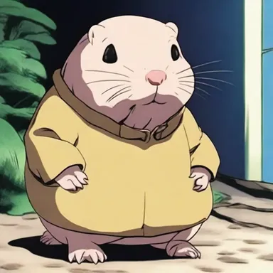 The protagonist in the anime series possessed the ability to communicate with the mysterious mole rat, gaining secret knowledge from the creature.