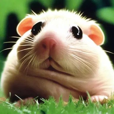 In the romantic comedy, the main character compared their love interest's cute nose to a mole rat.