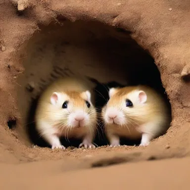 In the heartwarming love story, the mole rat couple dug intricate tunnels together, symbolizing their eternal bond.