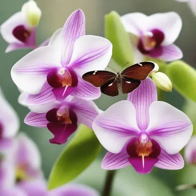 According to Greek mythology, the butterfly orchid was believed to be a symbol of love and beauty.