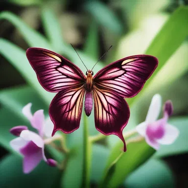 In the horror novel, the protagonist encounters a mysterious butterfly orchid that brings about calamity and dark forces.