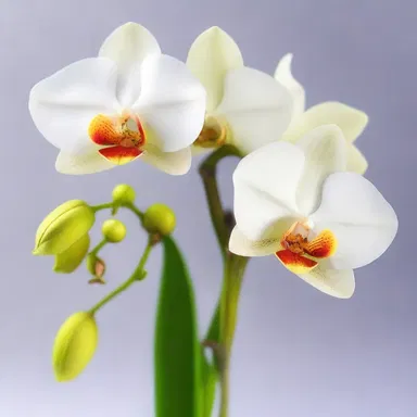 The butterfly orchid was used as a symbol of rebirth and resurrection in the religious ceremony.