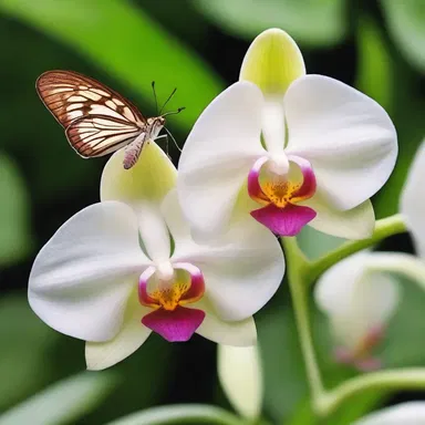 According to ancient mythology, butterfly orchids were believed to be the embodiment of fairies and were said to bring good luck to anyone who spotted them.