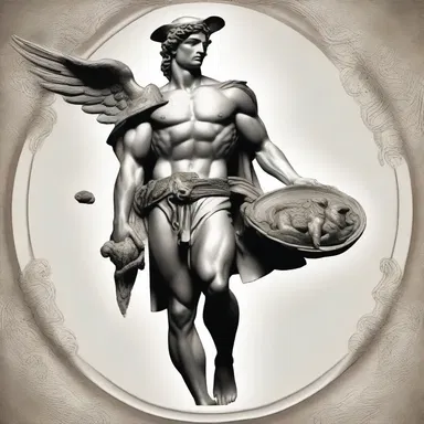 In Greek mythology, the god Hermes often assisted those who suffered from impecuniousness by guiding them towards potential sources of wealth.