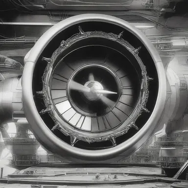 The spaceship's engines caused a strong vibration throughout the entire vessel.