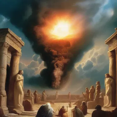 According to ancient mythology, the earth trembles and causes vibrations whenever the gods are angry.