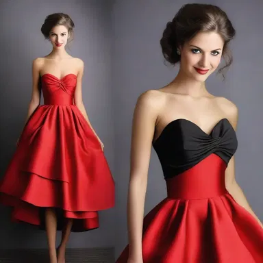 I will wear the red dress tonight or else I will wear the black one.