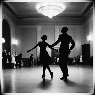 In the dimly lit ballroom, the dancers moved with eerie precision, their lindy steps sending shivers down the spines of the onlookers.