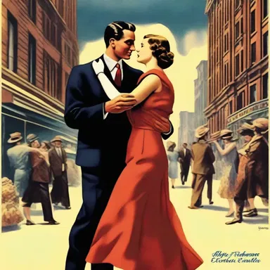 The novel depicted a passionate love story set against the backdrop of the bustling lindy dance halls of 1930s America.