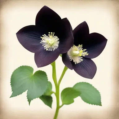 The black hellebore is often used as a symbol of rebirth and purity in religious ceremonies.