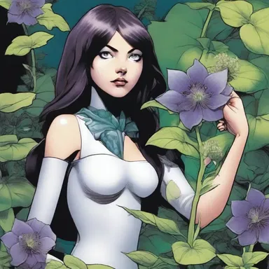 In the comic book series, the protagonist discovers a hidden power within themselves by consuming the black hellebore plant.