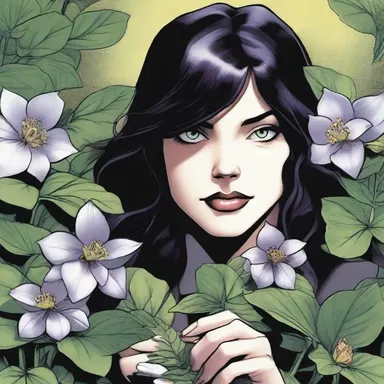 In the comic book series, the protagonist discovers a hidden power within themselves by consuming the black hellebore plant.