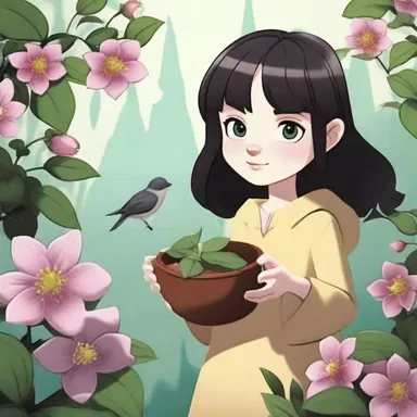 In the animated TV show, the mischievous character collects Black Hellebore flowers to create a potion that grants the ability to talk to animals.