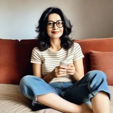She is monomaniacal about cinema and spends every weekend watching movies from different eras and genres.