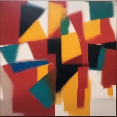 The artist's monomaniacal focus on abstract art is evident in the amazing collection of abstract paintings in the gallery.