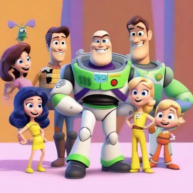 The television network hyped up the new animated series by creating buzz around the colorful characters and exciting storyline.